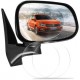  Waterproof Membrane Car Mirror Rain Blocker - white