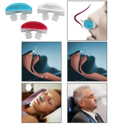 Anti Snore Nasal Dilator Stop Snoring Nose Air Purifier Device 2 in 1