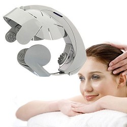 Electric Head Massager Health Care Smart Scalp Massage Brain Helmet Relax Brain
