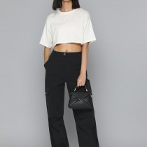 Women Relaxed Loose Fit Cargo Parachute Joggers