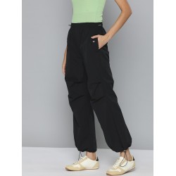 Women Relaxed Loose Fit Safari Parachute Joggers