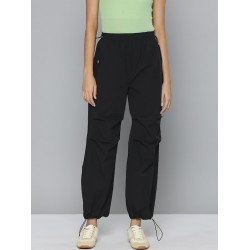 Women Relaxed Loose Fit Safari Parachute Joggers