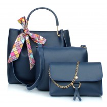 Women blue Hand Bag Smart