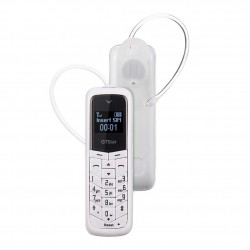 BM50 Bluetooth Earphone Headset Dialer Stereo Mini Headphone Phone White