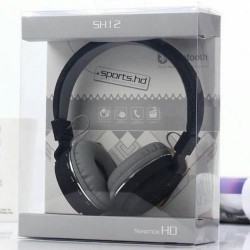HD Sports SH-12 Wireless Bluetooth Headphone with FM/SD Card Slot with Music and Calling Control