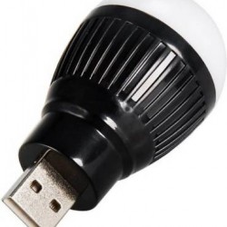 Mini LED Bulb Shaped Super Bright USB Powered Night Light