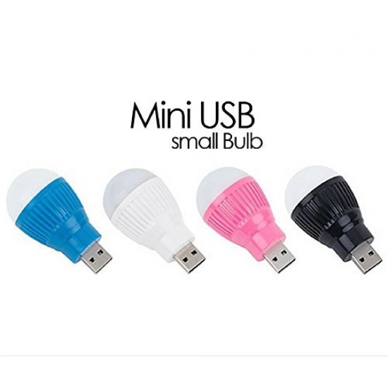 Mini LED Bulb Shaped Super Bright USB Powered Night Light