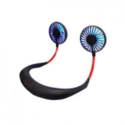 Portable Hands-Free Mini Personal Cooling Neck-Hanging USB Rechargeable Neckband Fan
