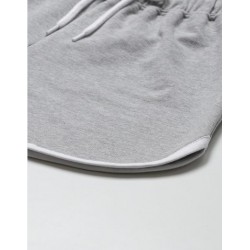 Women Solid Regular Shorts (Gray)