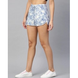 Women Tie & Dye Regular Fit Shorts