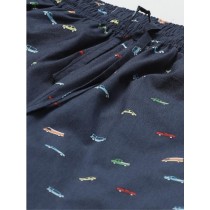 Women Printed Shirt Collar Nightsuit