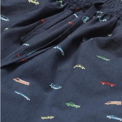 Women Printed Shirt Collar Nightsuit