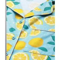 Women Lemon Printed Night Suit