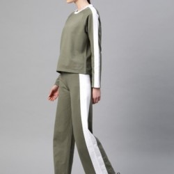 Women Colorblock Nightwear Co-ord Set