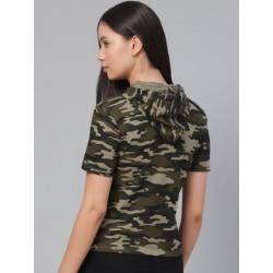 Women Printed Hoodies Top