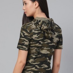 Women Printed Hoodies Top