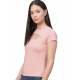 Women Cutout Fitted Top (Pink)