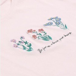 Women Embroided Top (Pink)
