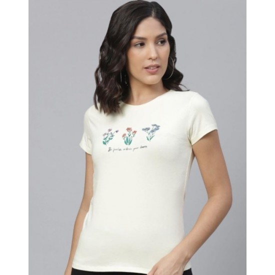 Women Embroided Top (Yellow)
