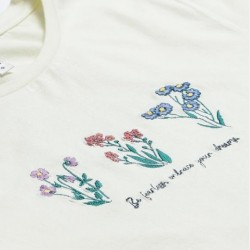 Women Embroided Top (Yellow)