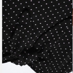 Women Polka Dot Print Top (Black)