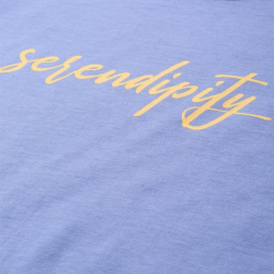 Women Printed Round Neck T-shirt Purple