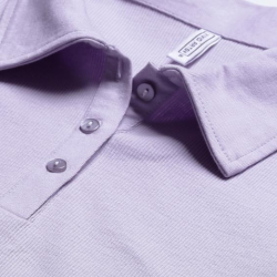 Women Solid Polo Collar T-shirt  Lvn